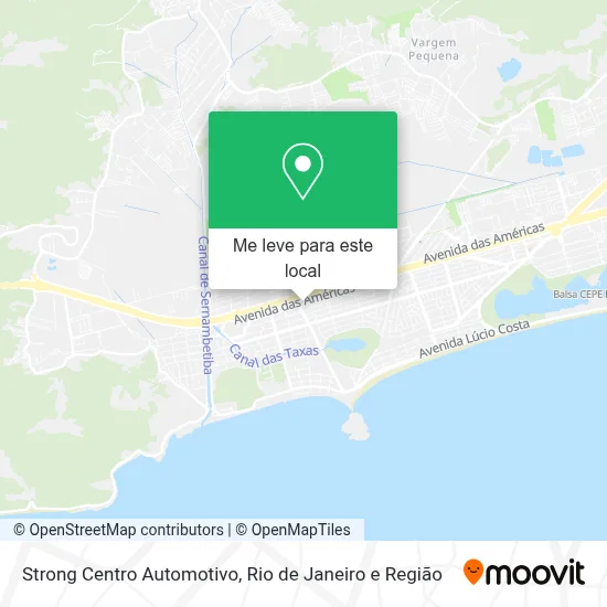 Strong Centro Automotivo mapa