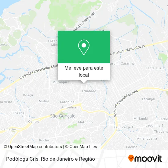 Podóloga Cris mapa