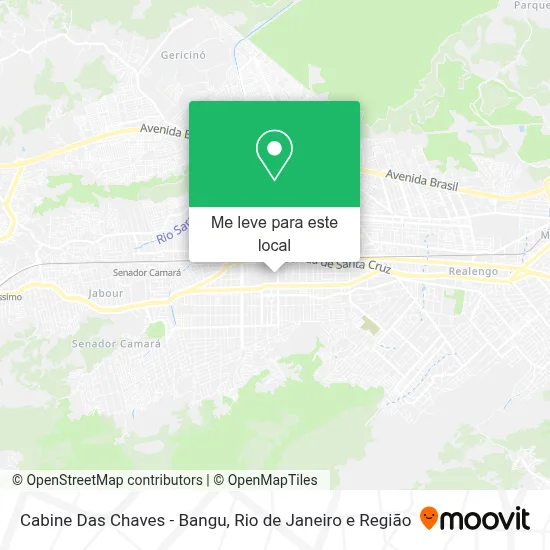 Cabine Das Chaves - Bangu mapa