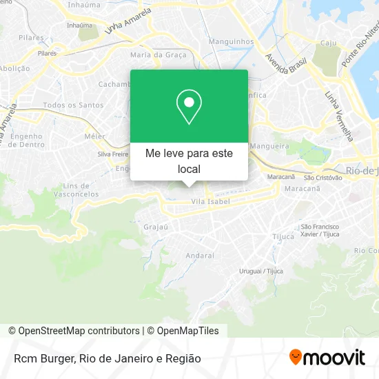 Rcm Burger mapa