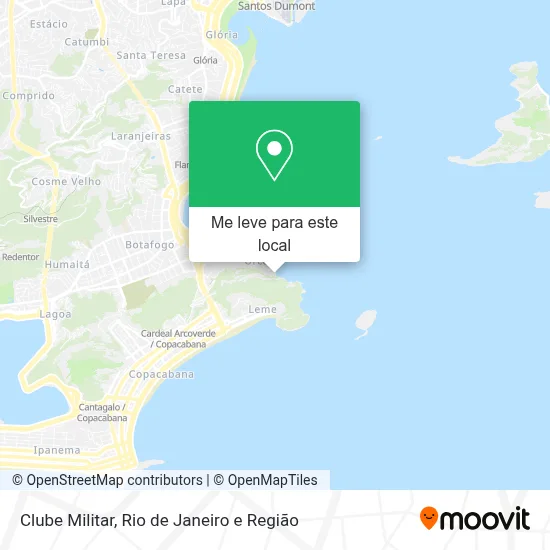 Clube Militar mapa
