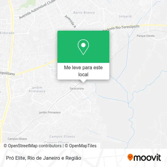 Pró Elite mapa