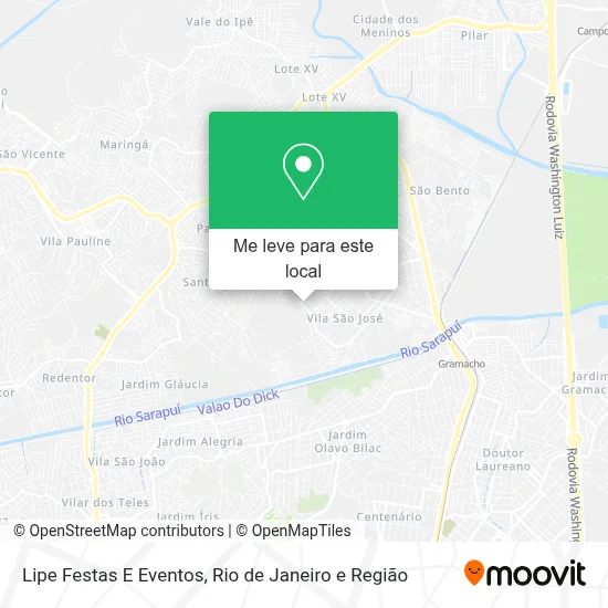 Lipe Festas E Eventos mapa