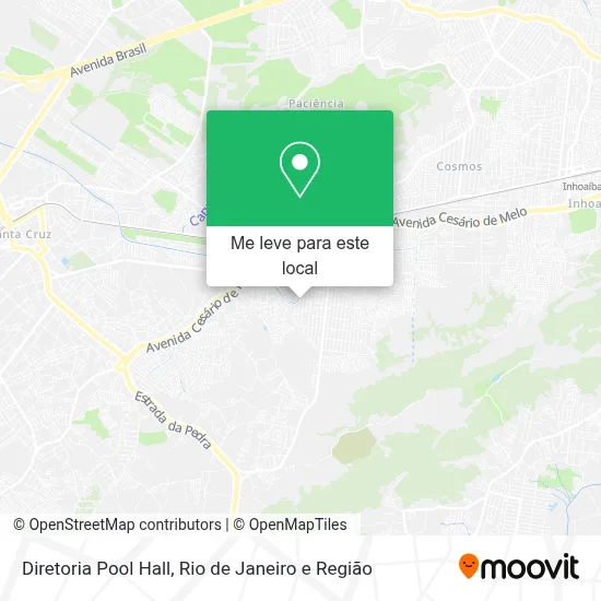 Diretoria Pool Hall mapa