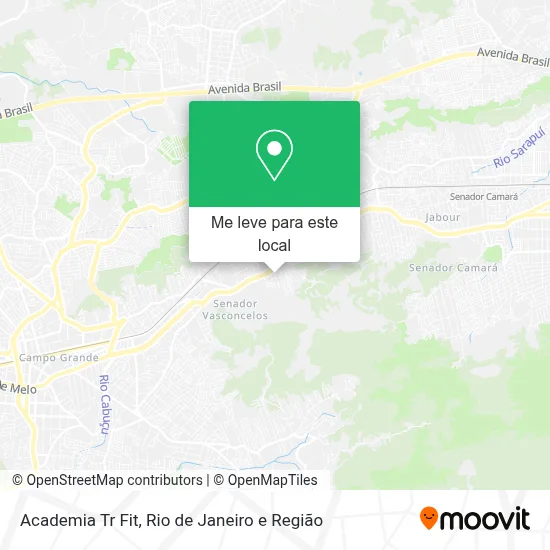 Academia Tr Fit mapa