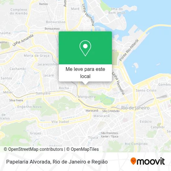 Papelaria Alvorada mapa