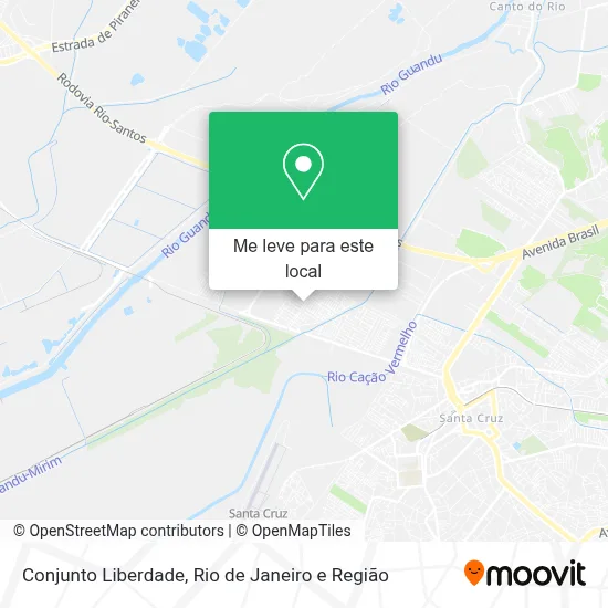 Conjunto Liberdade mapa