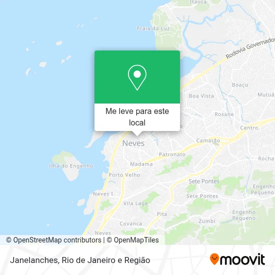 Janelanches mapa