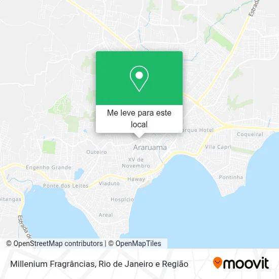 Millenium Fragrâncias mapa