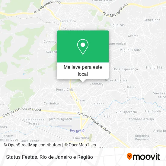 Status Festas mapa