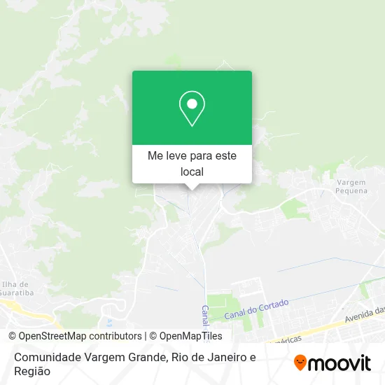 Comunidade Vargem Grande mapa