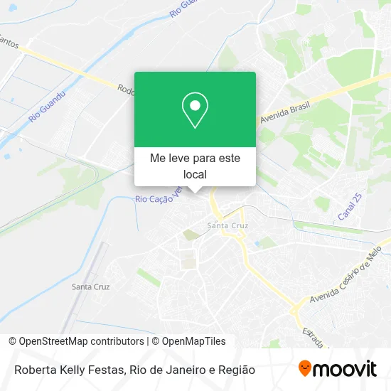 Roberta Kelly Festas mapa