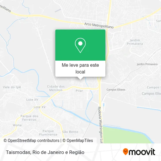 Taismodas mapa