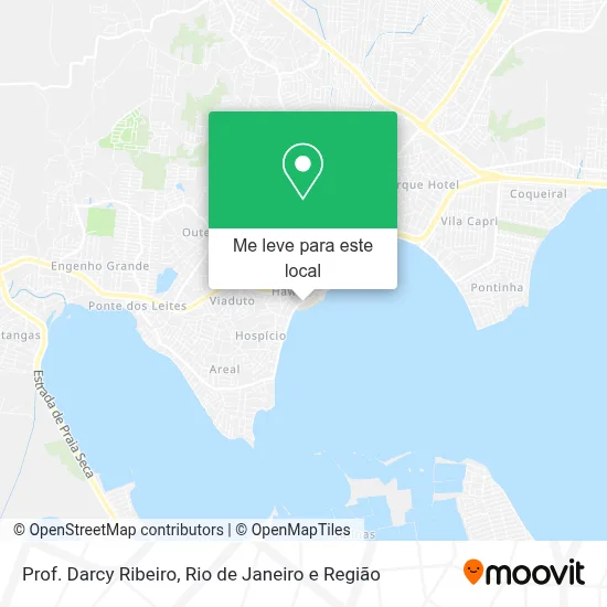 Prof. Darcy Ribeiro mapa