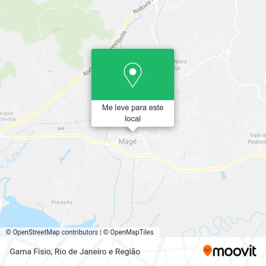 Gama Fisio mapa