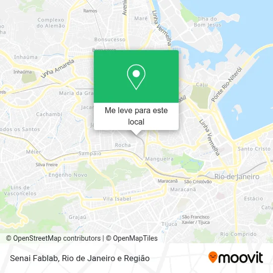 Senai Fablab mapa