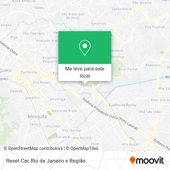 Reset Car mapa