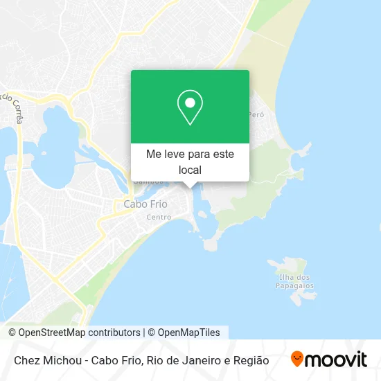 Chez Michou - Cabo Frio mapa