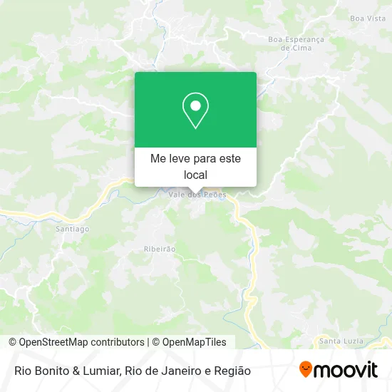 Rio Bonito & Lumiar mapa
