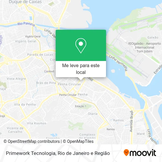 Primework Tecnologia mapa