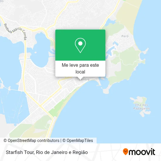 Starfish Tour mapa