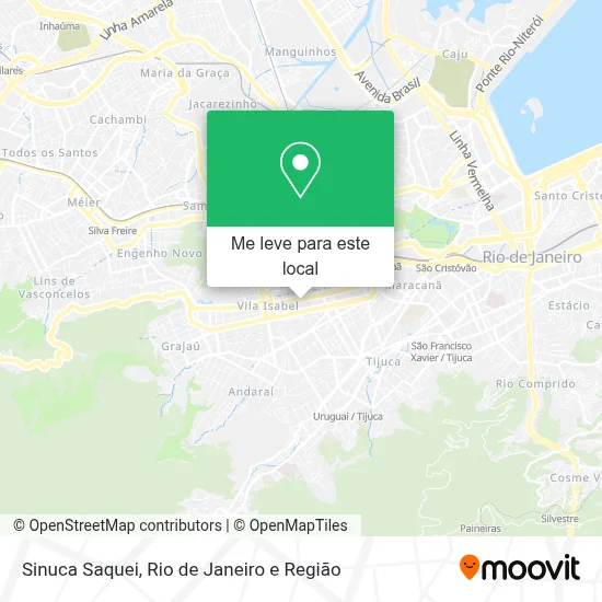 Sinuca Saquei mapa
