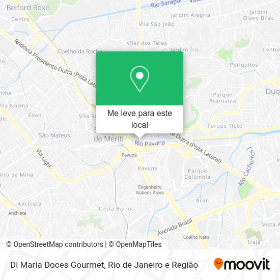 Di Maria Doces Gourmet mapa