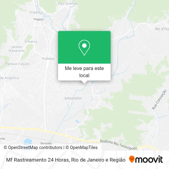 Mf Rastreamento 24 Horas mapa