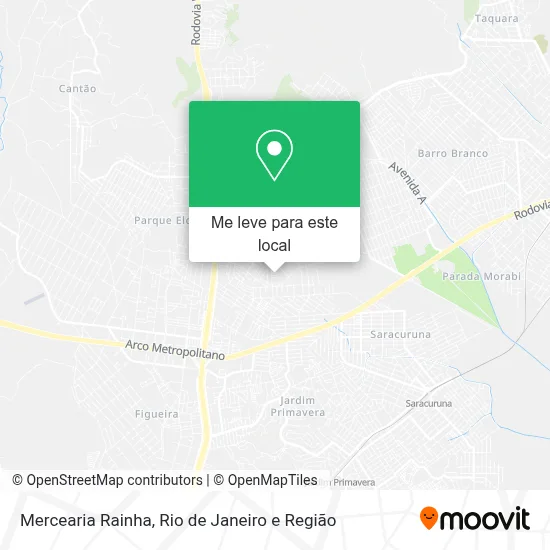Mercearia Rainha mapa