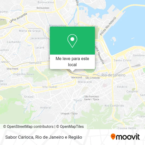 Sabor Carioca mapa