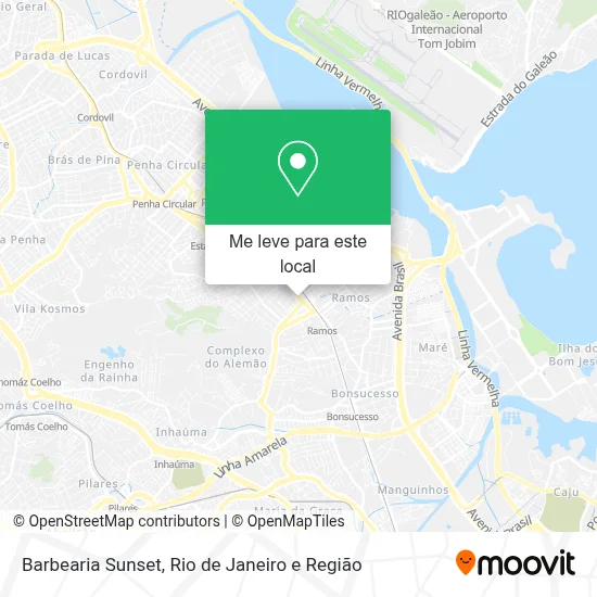 Barbearia Sunset mapa