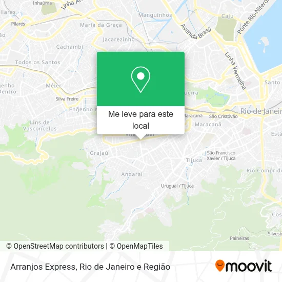 Arranjos Express mapa