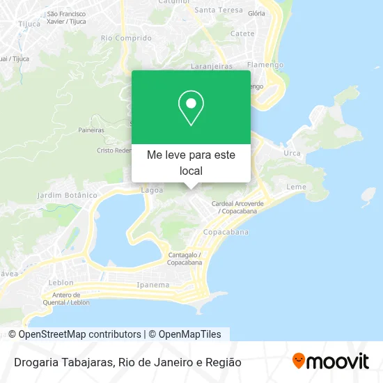 Drogaria Tabajaras mapa