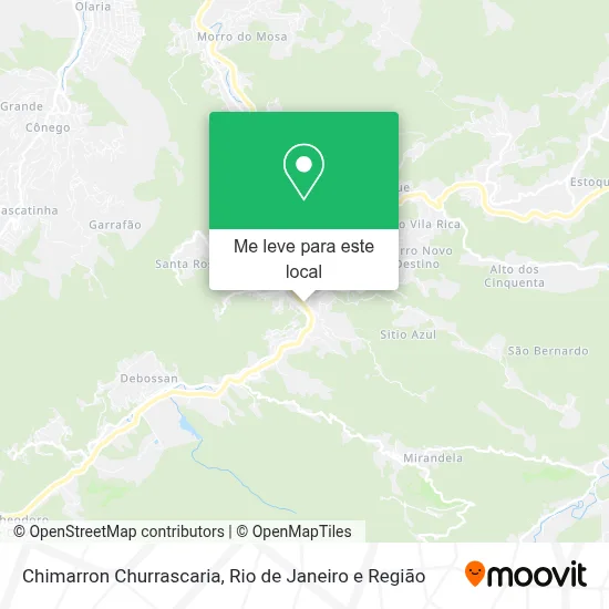 Chimarron Churrascaria mapa