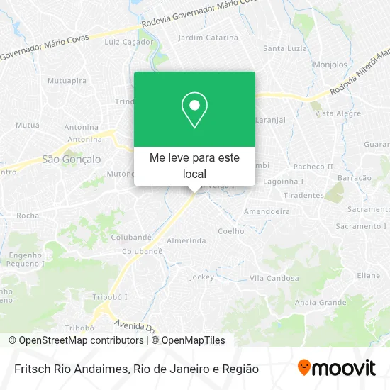 Fritsch Rio Andaimes mapa