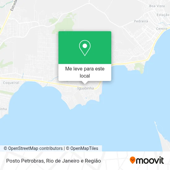 Posto Petrobras mapa