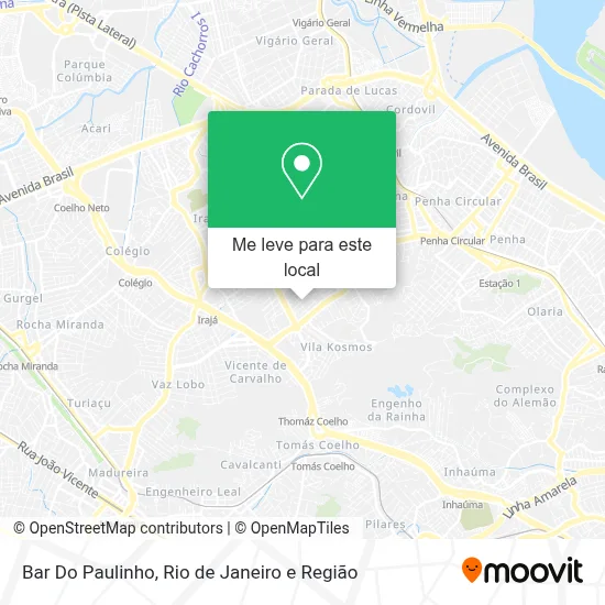 Bar Do Paulinho mapa