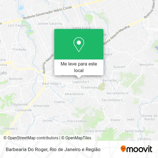 Barbearia Do Roger mapa