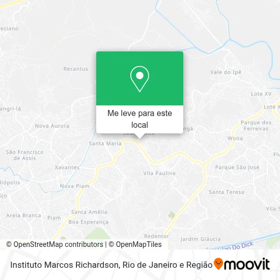 Instituto Marcos Richardson mapa