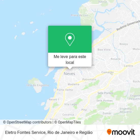 Eletro Fontes Service mapa