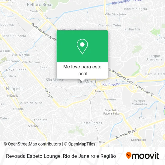 Revoada Espeto Lounge mapa
