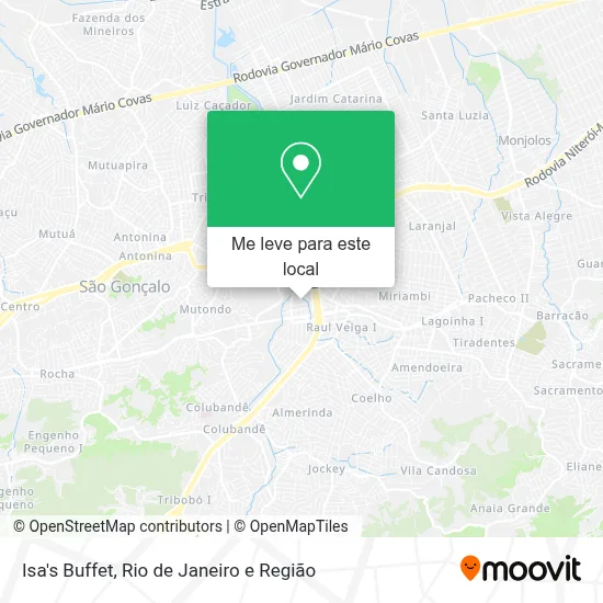 Isa's Buffet mapa