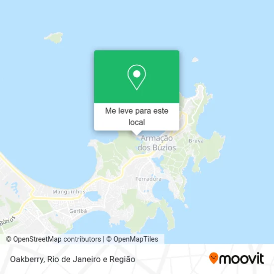 Oakberry mapa