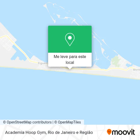 Academia Hoop Gym mapa