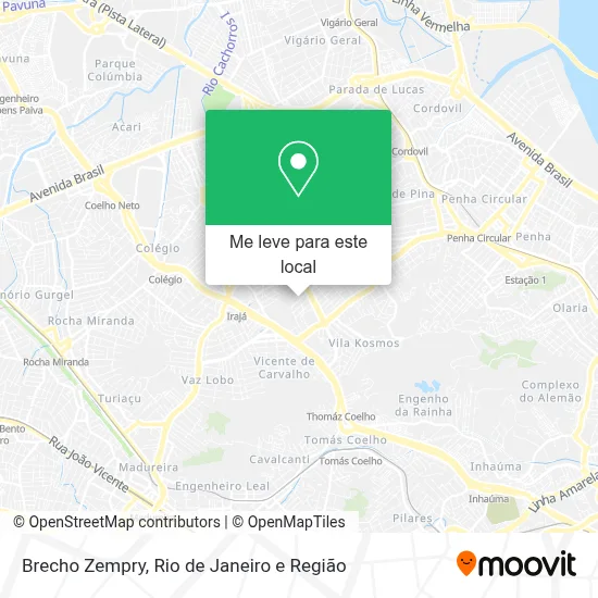 Brecho Zempry mapa