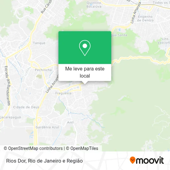Rios Dor mapa