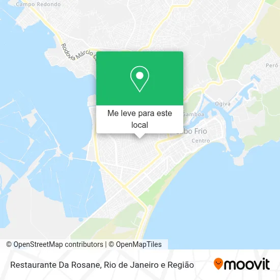 Restaurante Da Rosane mapa