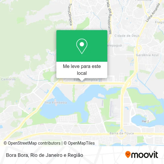 Bora Bora mapa