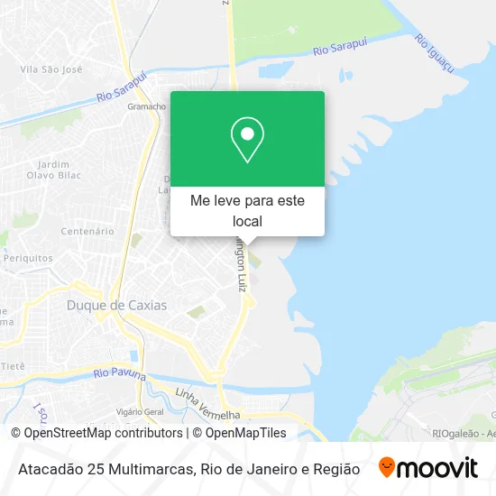 Atacadão 25 Multimarcas mapa