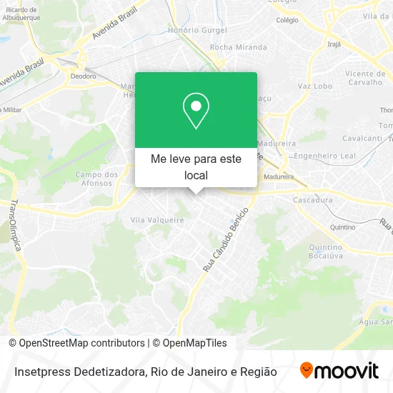 Insetpress Dedetizadora mapa